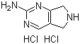 2-氨基-5,7-二氢吡咯并[3,4-d]嘧啶二盐酸盐分子结构 (CAS 157327-52-1)
