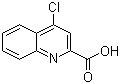 structure of CAS# 15733-82-1, 4-氯-2-喹啉羧酸