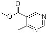 structure of CAS# 157335-94-9, 4-甲基-5-嘧啶甲酸甲酯