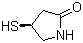 (R)-4-巯基-2-吡咯烷酮分子结构 (CAS 157429-42-0)