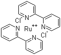 structure of CAS# 15746-57-3, Bis(2,2'-bipyridine)dichlororuthenium