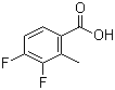structure of CAS# 157652-31-8, 3,4-二氟-2-甲基苯甲酸