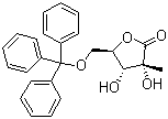 CAS # 157666-05-2, 5-O-(Triphenylmethyl)-2-C-methyl-D-ribonic-gamma-lactone