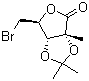 CAS # 157666-07-4, 5-Bromo-5-deoxy-2-C-methyl-2,3-O-(1-methylethylidene)-D-ribonic-gamma-lactone