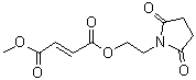 2-(2,5-二氧代吡咯烷-1-基)乙基甲基富马酸酯分子结构 (CAS 1577222-14-0)