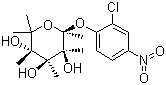 2-氯-4-硝基苯-alpha-L-岩藻糖苷分子结构 (CAS 157843-41-9)
