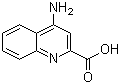 4-氨基喹啉-2-羧酸分子结构 (CAS 157915-66-7)