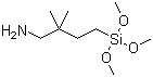 structure of CAS# 157923-74-5, (4-Amino-3,3-dimethylbutyl)trimethoxysilane