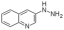 3-肼基喹啉分子结构 (CAS 15793-78-9)