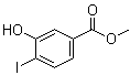 3-羟基-4-碘苯甲酸甲酯分子结构 (CAS 157942-12-6)