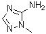 structure of CAS# 15795-39-8, 1-甲基-1H-1,2,4-三唑-5-胺