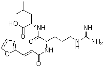 CAS 登录号：158016-08-1, N2-[3-(2-呋喃基)-1-氧代-2-丙烯-1-基]-L-精氨酰-L-亮氨酸