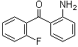 2-氨基-2'-氟二苯甲酮分子结构 (CAS 1581-13-1)