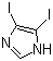 4,5-二碘-1H-咪唑分子结构 (CAS 15813-09-9)