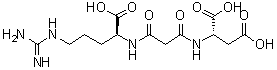 N-[(1S)-4-[(氨基亚胺甲基)氨基]-1-羧基丁基]-3-氧代-beta-丙氨酰-L-天冬氨酸分子结构 (CAS 158156-78-6)