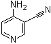 4-氨基-3-吡啶甲腈分子结构 (CAS 15827-84-6)