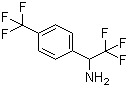 2,2,2-三氟-1-(4-三氟甲基苯基)乙胺分子结构 (CAS 158388-49-9)