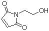 N-(2-羟乙基)马来酰亚胺分子结构 (CAS 1585-90-6)