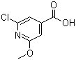 structure of CAS# 15855-06-8, 2-氯-6-甲氧基异烟酸