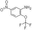 structure of CAS# 158579-82-9, 5-硝基-2-(三氟甲氧基)苯胺