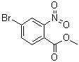structure of CAS# 158580-57-5, 4-溴-2-硝基苯甲酸甲酯