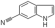 6-氰基吲哚分子结构 (CAS 15861-36-6)