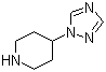 4-([1,2,4]三唑-1-基)哌啶分子结构 (CAS 158655-26-6)