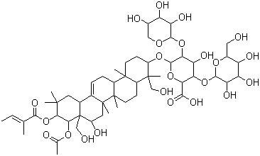七叶皂苷 IIa分子结构 (CAS 158732-55-9)