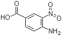 4-氨基-3-硝基苯甲酸分子结构 (CAS 1588-83-6)