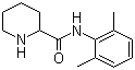 structure of CAS# 15883-20-2, N-(2',6'-二甲苯基)-2-哌啶甲酰胺
