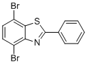 4,7-二溴-2-苯基苯并[d]噻唑分子结构 (CAS 1588440-95-2)