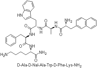 促生长激素释放肽分子结构 (CAS 158861-67-7)