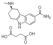 琥珀酸福伐曲坦分子结构 (CAS 158930-09-7)