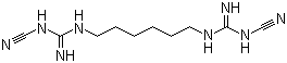1,6-双氰基胍基己烷分子结构 (CAS 15894-70-9)