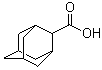 2-金刚烷甲酸分子结构 (CAS 15897-81-1)
