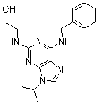 N9-异丙基奥罗莫星分子结构 (CAS 158982-15-1)