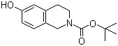 N-叔丁氧羰基-6-羟基-3,4-二氢异喹啉分子结构 (CAS 158984-83-9)