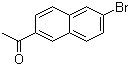 structure of CAS# 1590-25-6, 2-乙酰基-6-溴萘