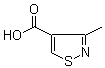 structure of CAS# 15903-66-9, 3-Methyl-4-isothiazolecarboxylic acid