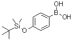 structure of CAS# 159191-56-7, [4-(叔丁基二甲基硅烷基氧基)苯基]硼酸