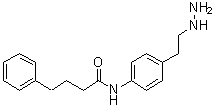 N-[4-(2-肼基乙基)苯基]苯丁酰胺分子结构 (CAS 1591932-50-1)
