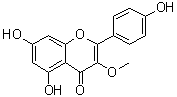 structure of CAS# 1592-70-7, Kaempferol 3-monomethyl ether