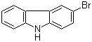 3-溴咔唑分子结构 (CAS 1592-95-6)