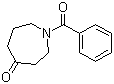 structure of CAS# 15923-40-7, N-苯甲酰基六氢氮杂卓-4-酮