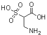 structure of CAS# 15924-28-4, 3-氨基-2-磺基丙酸