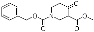 4-氧代-1,3-哌啶二羧酸 3-甲酯 1-苄酯分子结构 (CAS 159299-93-1)