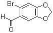 structure of CAS# 15930-53-7, 6-溴-3,4-亚甲基二氧基苯甲醛