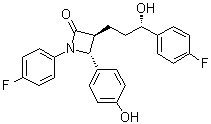 (3S,4R)-1-(4-氟苯基)-3-[(3S)-3-(4-氟苯基)-3-羟基丙基]-4-(4-羟基苯基)-2-氮杂环丁酮分子结构 (CAS 1593543-00-0)