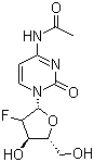 N4-乙酰基-2'-脱氧-2'-氟胞苷分子结构 (CAS 159414-97-8)