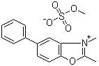 structure of CAS# 159505-46-1, 2,3-二甲基-5-苯基苯并恶唑(硫酸甲酯盐)